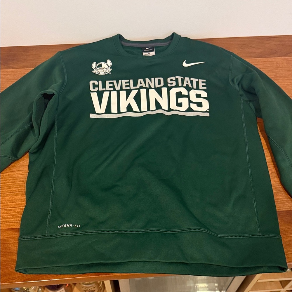 Men’s Cleveland State Nike therma-fit crewneck size medium